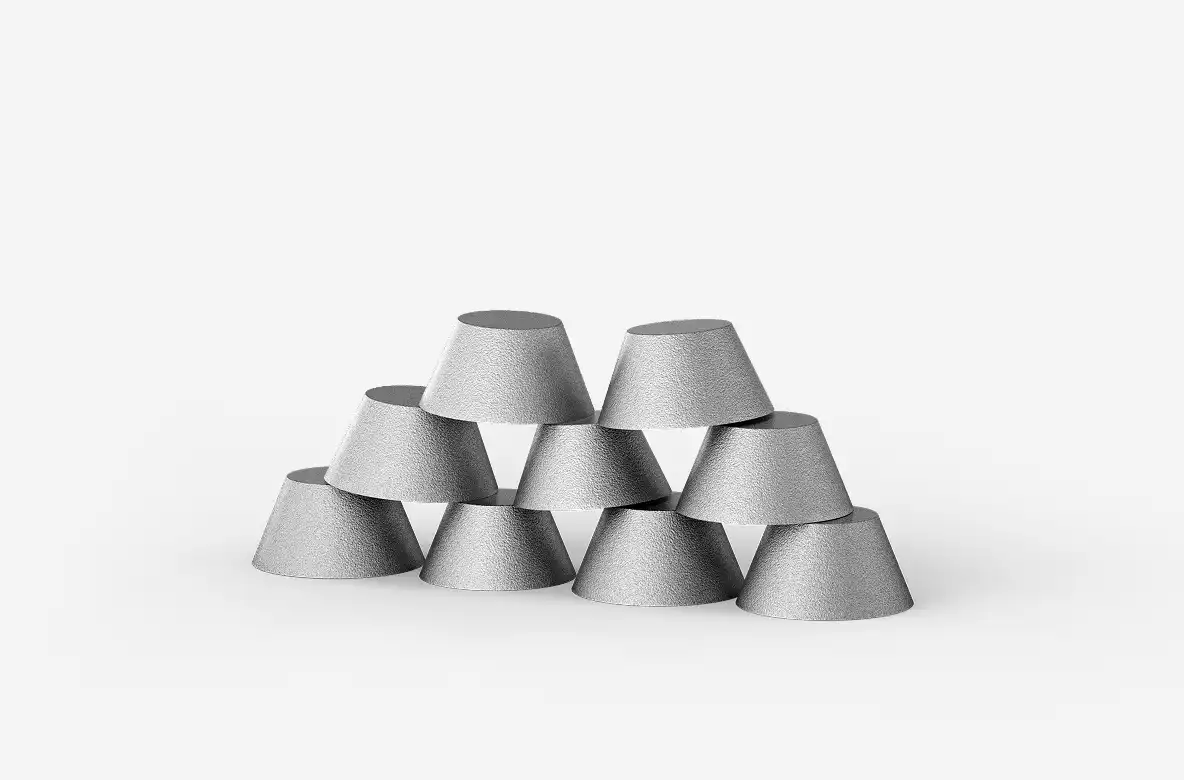 Master alloy samples for high concentration analysis